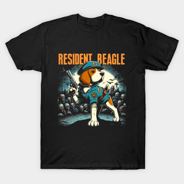 Resident Beagle T-Shirt by Lima's